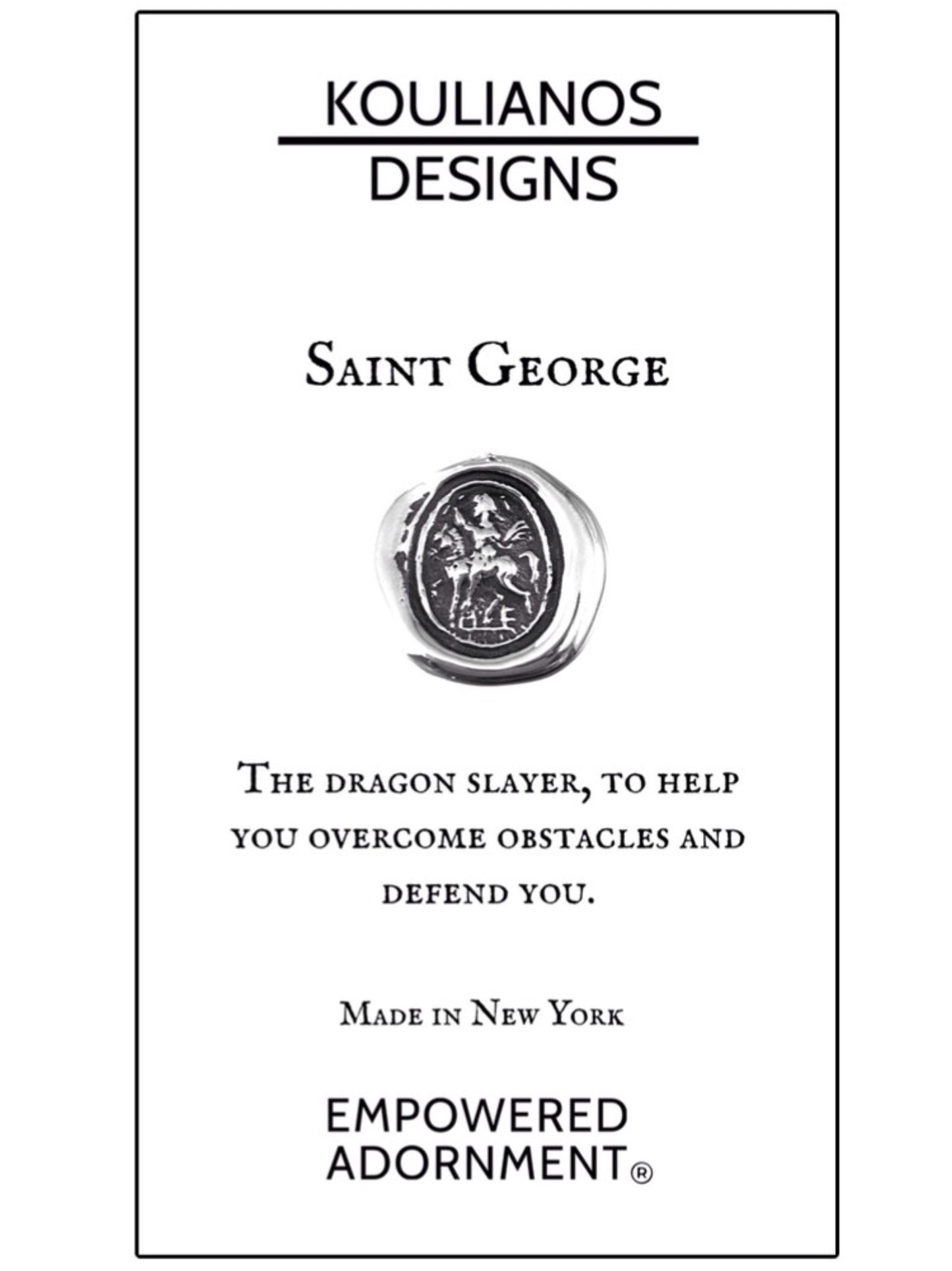 Saint George Sterling Pendant