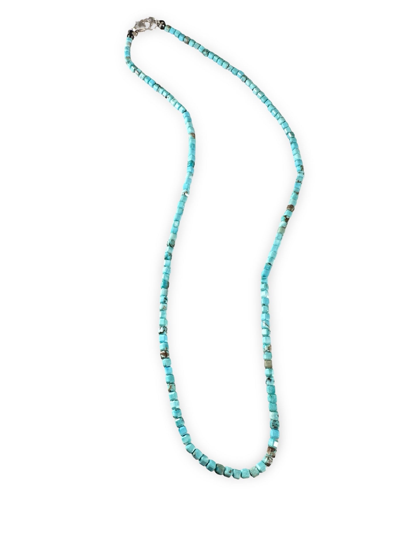 Turquoise Beaded Necklaces Round and Square Beads