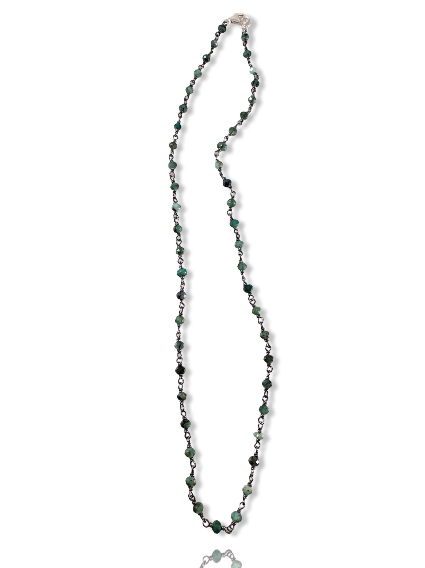 Gemstone Wire Wrap Necklace