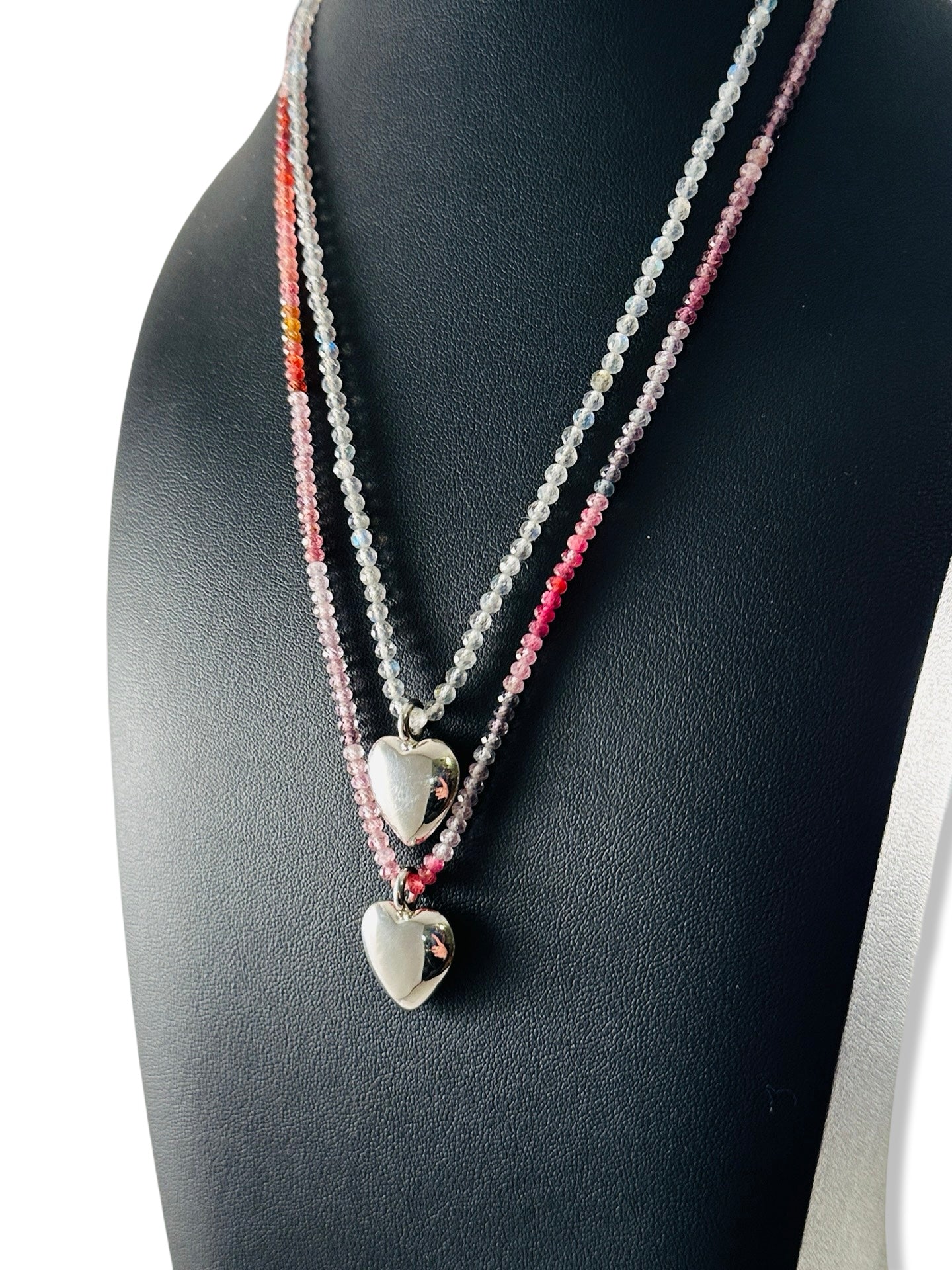 Chunky Medium Sterling Heart Necklace