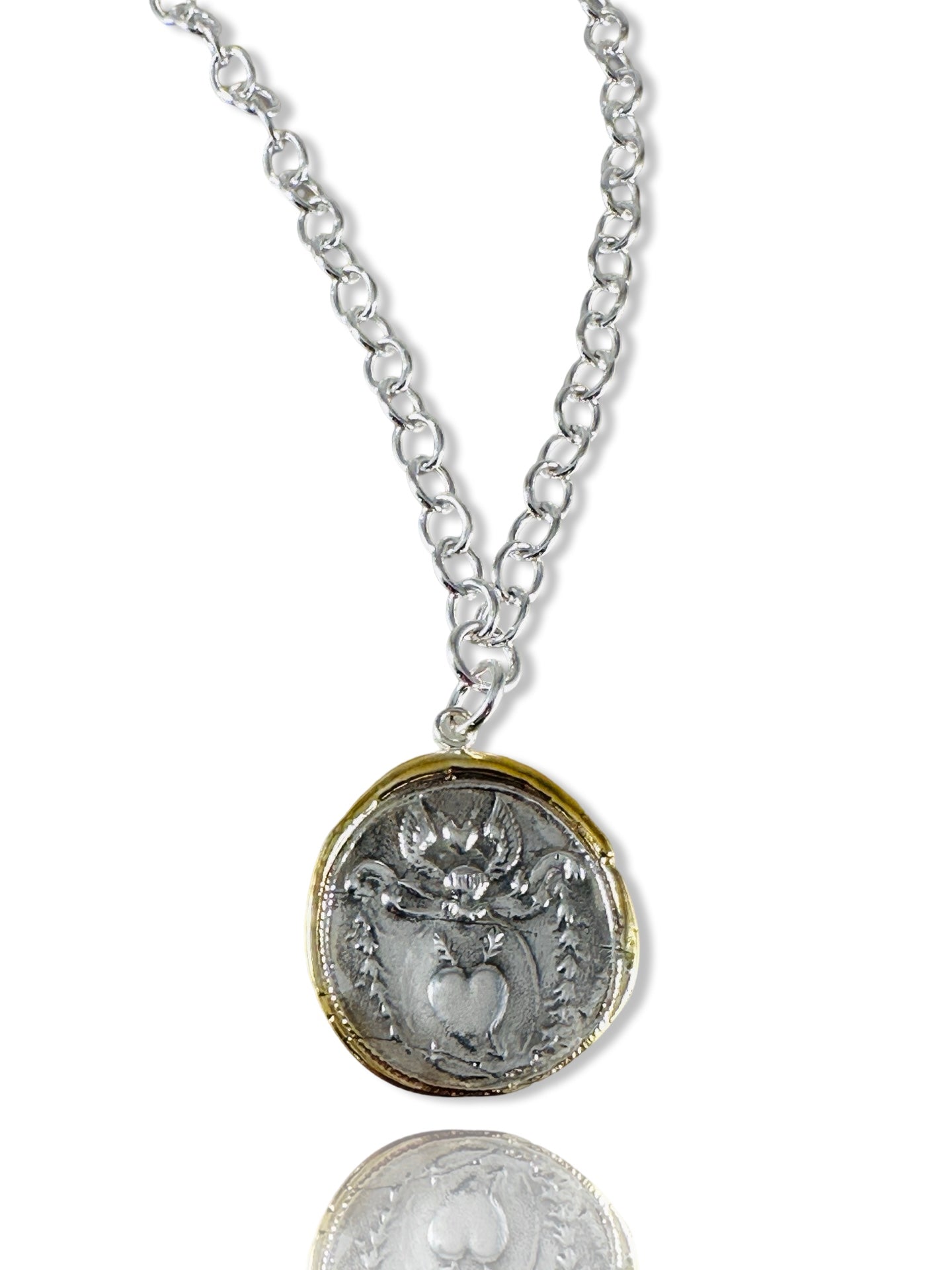 Angel Heart Sterling Necklace