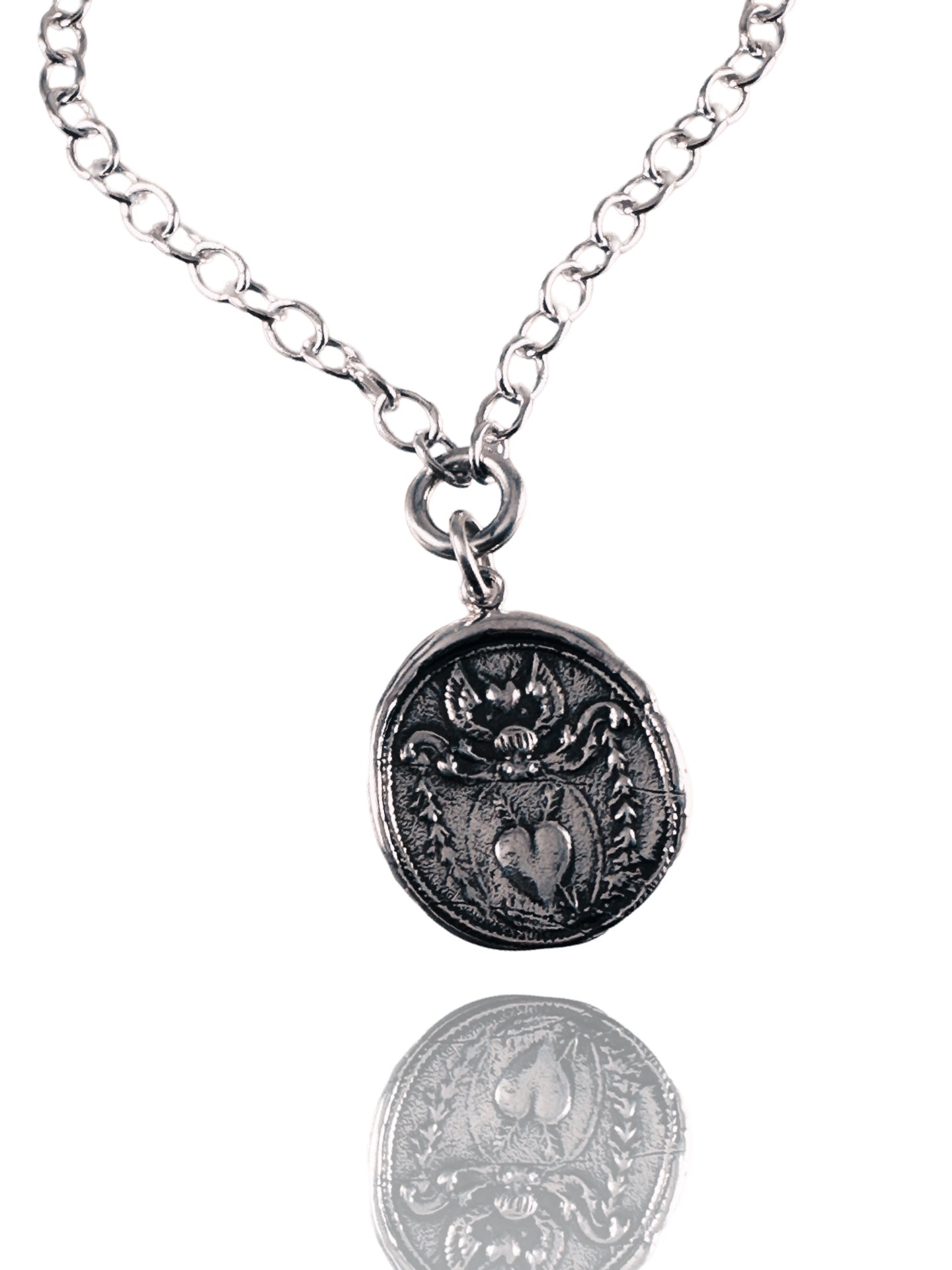 Angel Heart Sterling Necklace