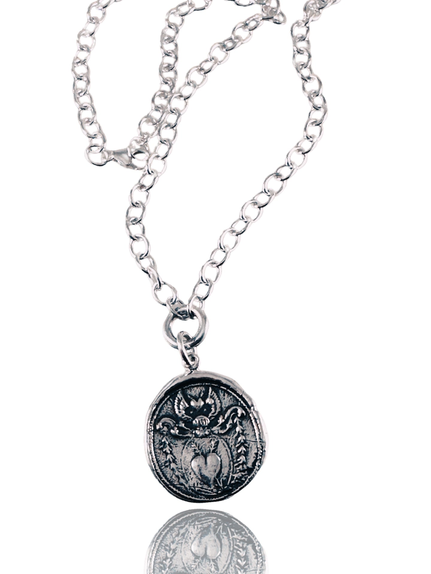 Angel Heart Sterling Necklace