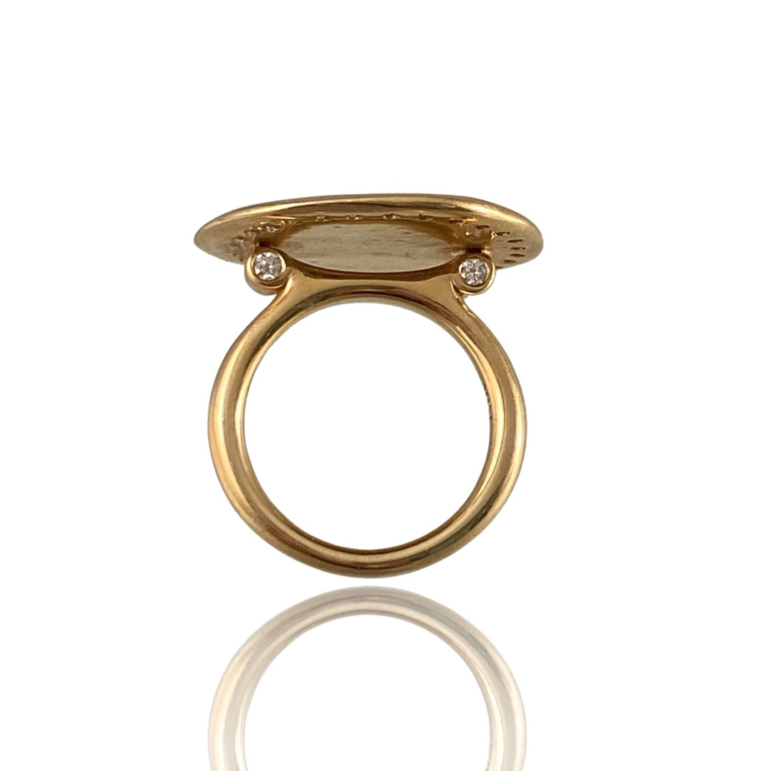 18k Gold Royalty Diamond Ring