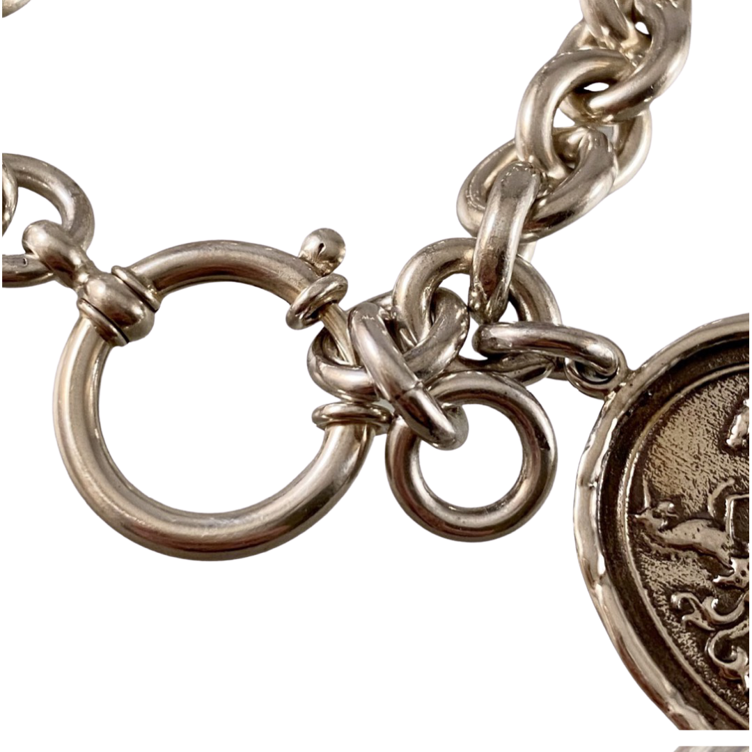 Unicorn Heavy Link Charm Bracelet