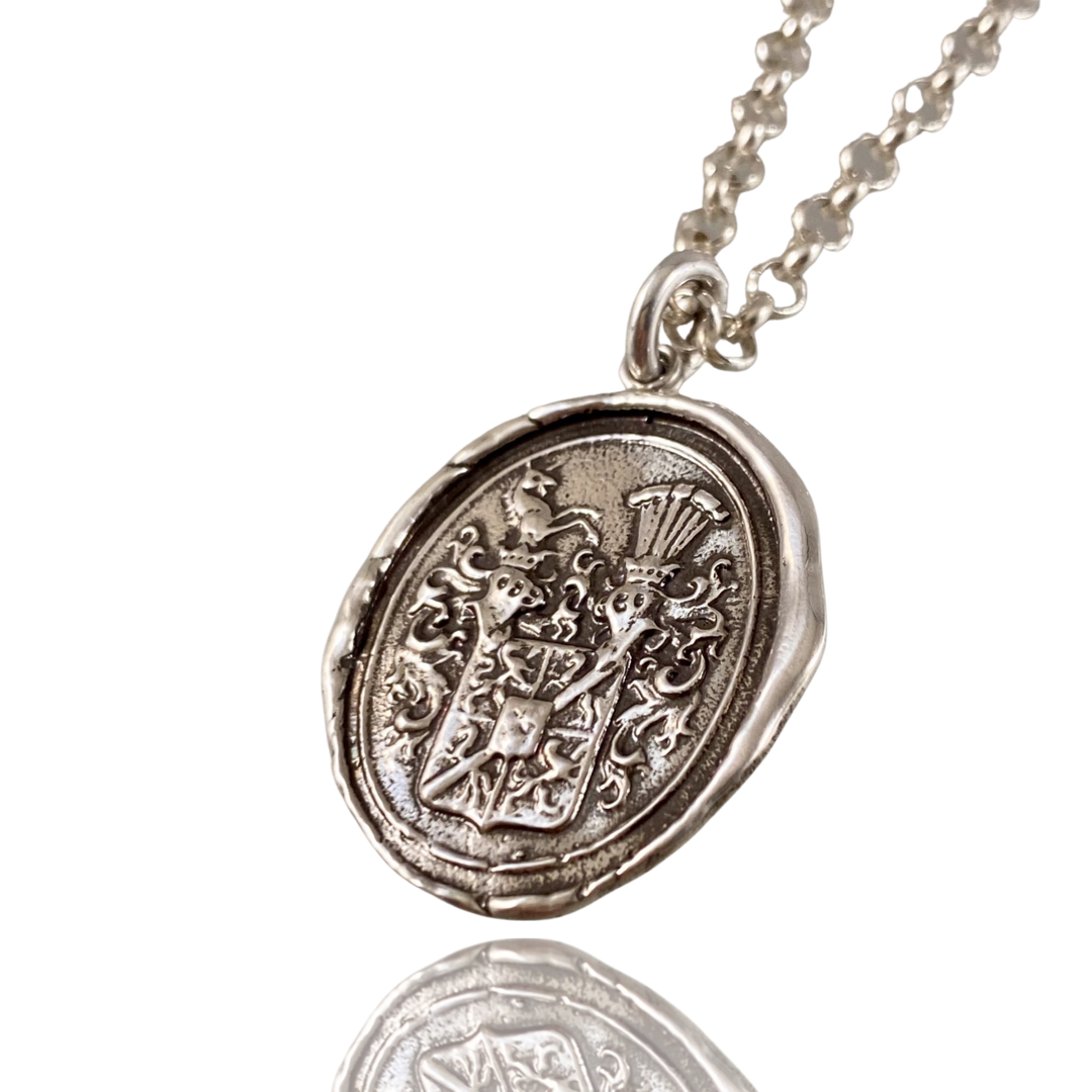 Mythological Unicorn Sterling Silver Necklace