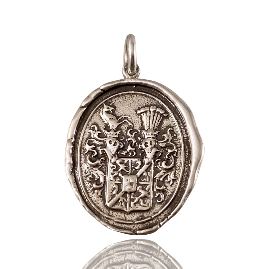 Mythological Unicorn Sterling Pendant