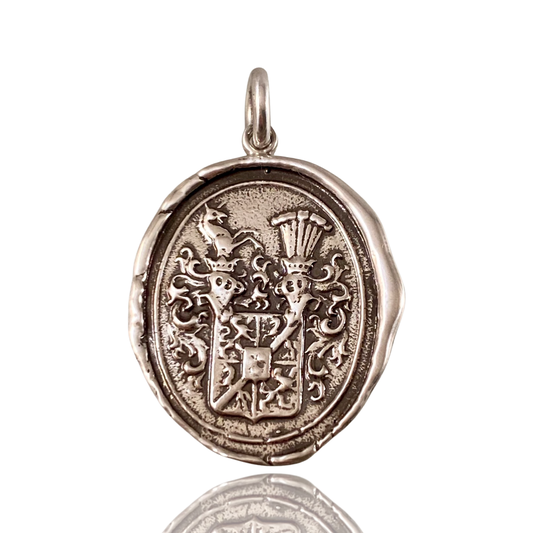 Mythological Unicorn Sterling Pendant