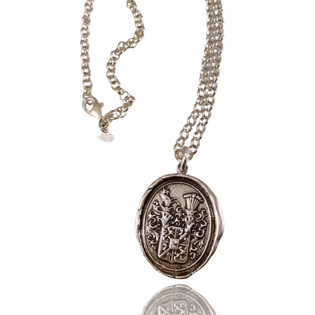 Mythological Unicorn Sterling Silver Necklace