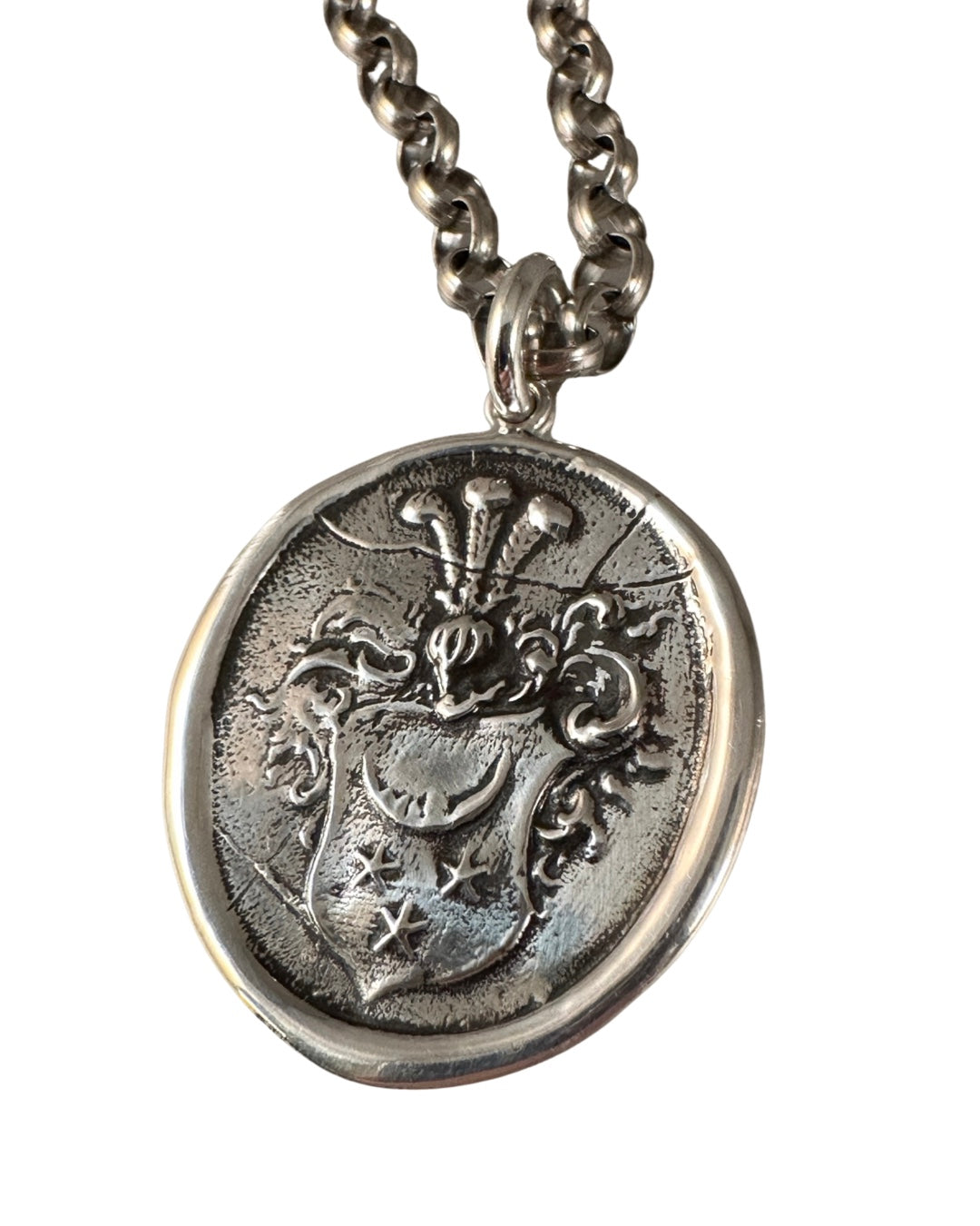 Peaceful Queen Sterling Necklace