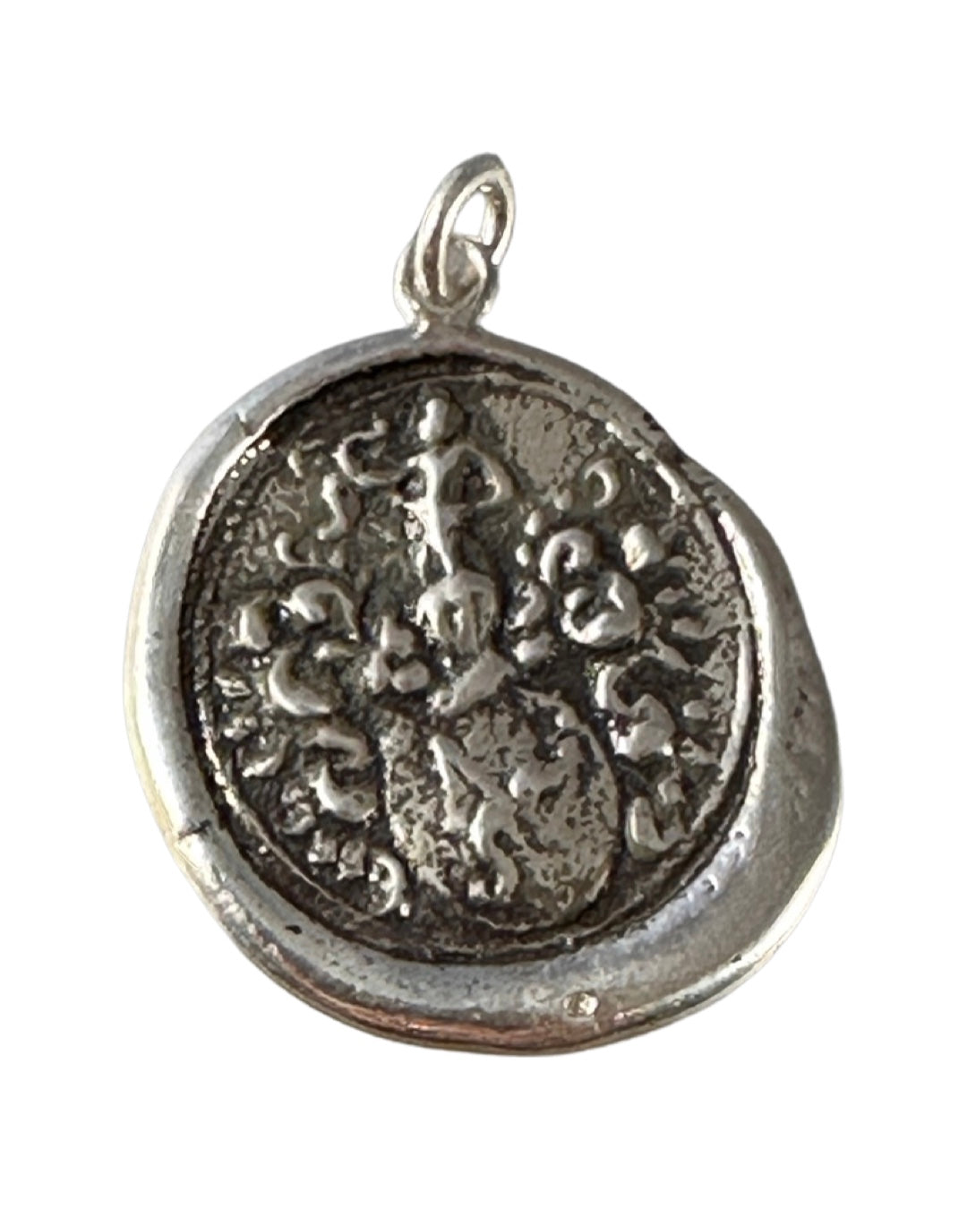 Sterling Small Shield Pendant