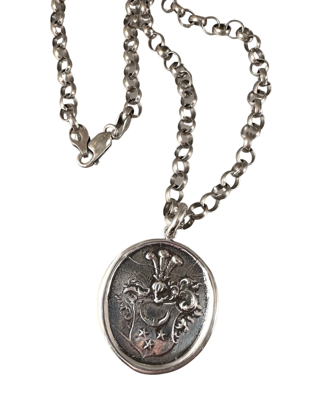 Peaceful Queen Sterling Necklace