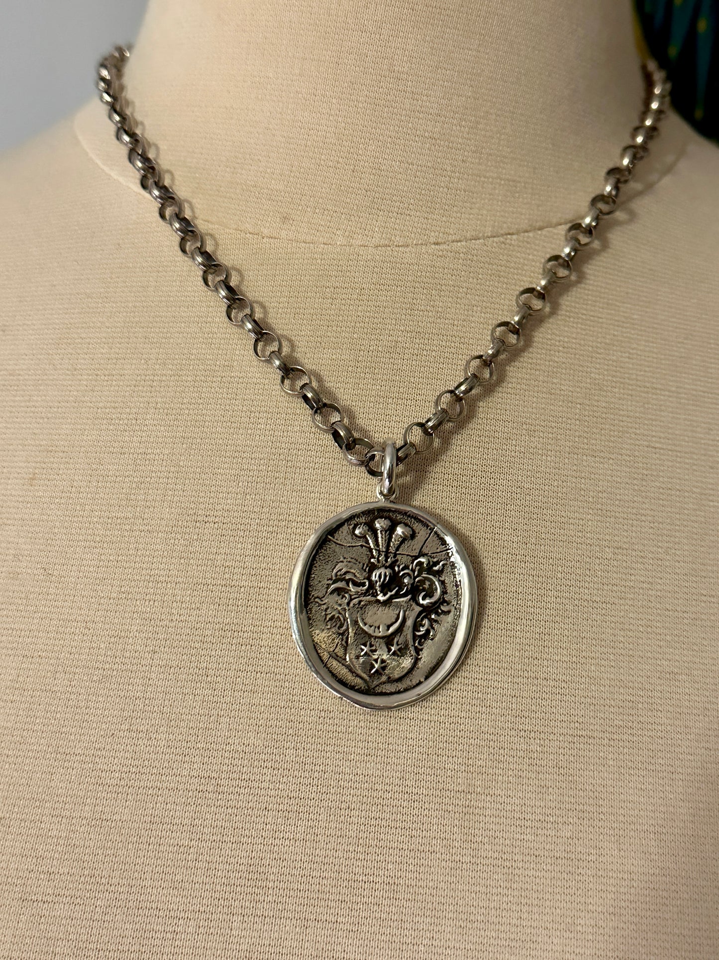 Peaceful Queen Sterling Necklace